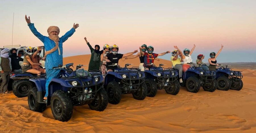 From Merzouga: 1-Hour ATV Quad Bike Ride & Sandboarding