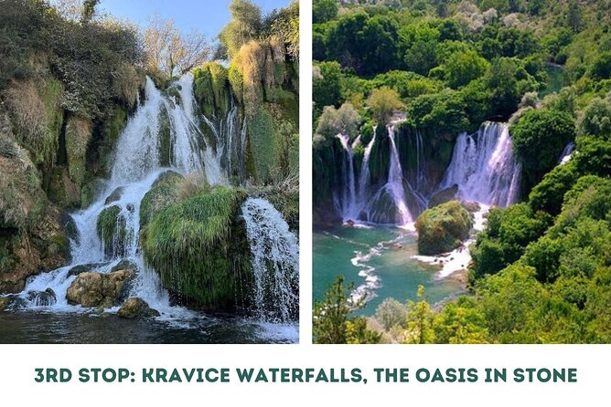 From Mostar: Kravica Waterfall, Počitelj & Blagaj