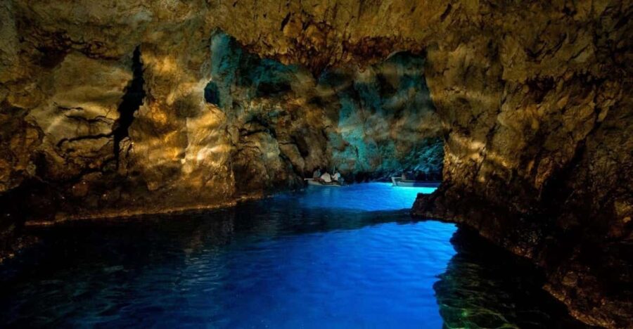 From Split:DIVING & BLUE CAVE 6 ISLAND TOUR WITH LUNCH