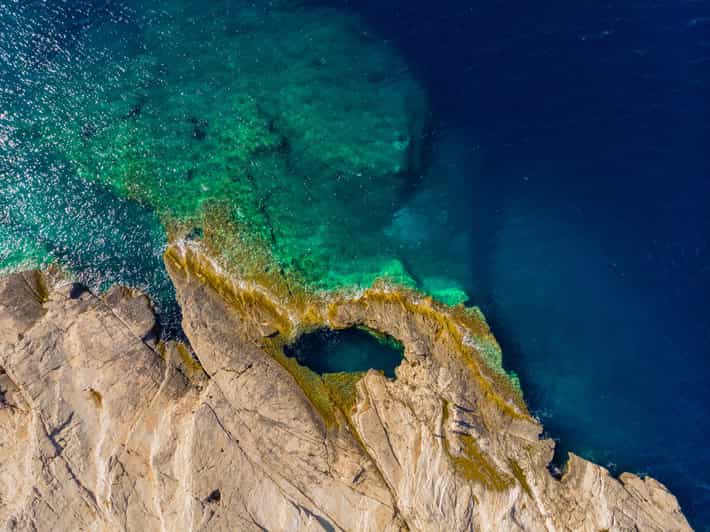 From: Zadar Golubinka Cave and Sakarun Beach Private Tour