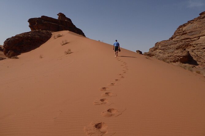 Full-Day 8 Hour Jeep Tour Into Wadi Rum Protected Area With Stay