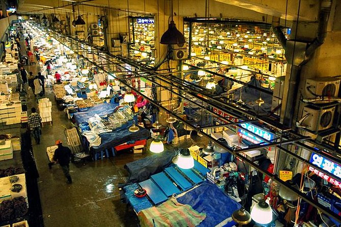 Full-Day Culinary Tour of Seoul Including Noryangjin Fish Market and Korean BBQ Dinner