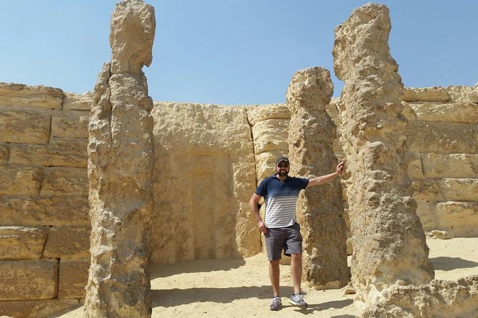Giza Pyramids Sphinx Valley Temple With Camera Photographer