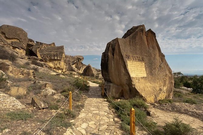 Gobustan, Mud Volcano, Burning Mountain and Fire Temple Tour