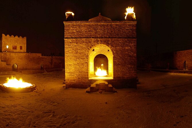 Gobustan-Mud Volcanoes-Fire Temple and Mountain Tour/Entrance Inc