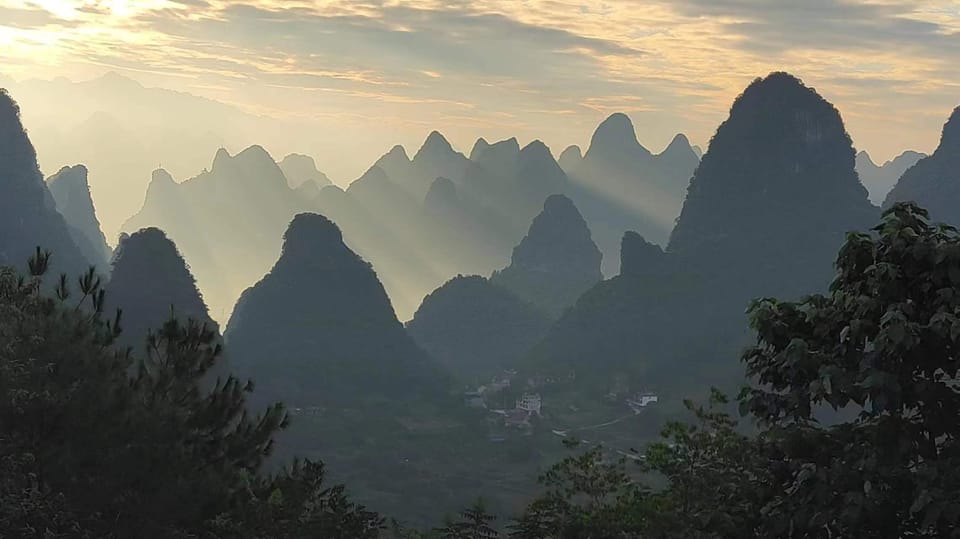 Guilin:1-Day Yangshuo Birds Eye View Mountains Private Tour - Tour Overview and Pricing