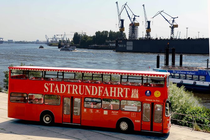 Hamburg Hop-on Hop-off Sightseeing Tour on Red Double Decker Bus
