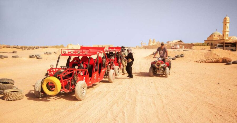 Hurghada: 5-Hour Quad Bike Desert Safari and Barbecue