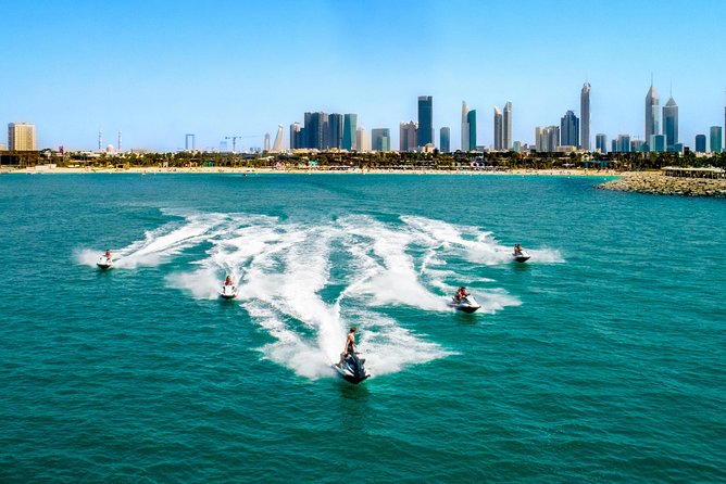 Jet Ski Tour Dubai: La Mer – Burj Al Arab- Atlantis for 1h 30min