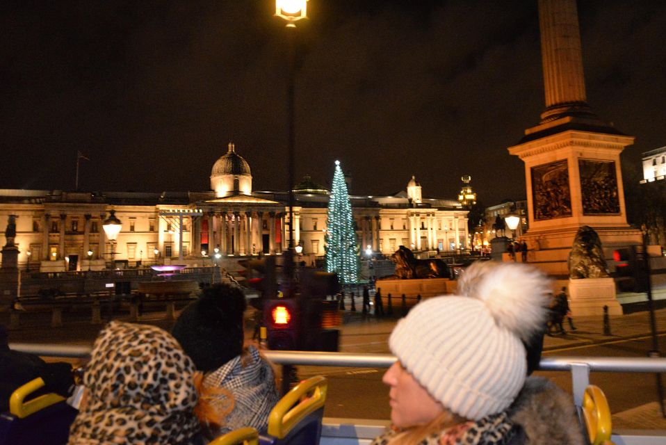 London: Winter Lights Open-Top Bus Tour With Guide - Tour Overview