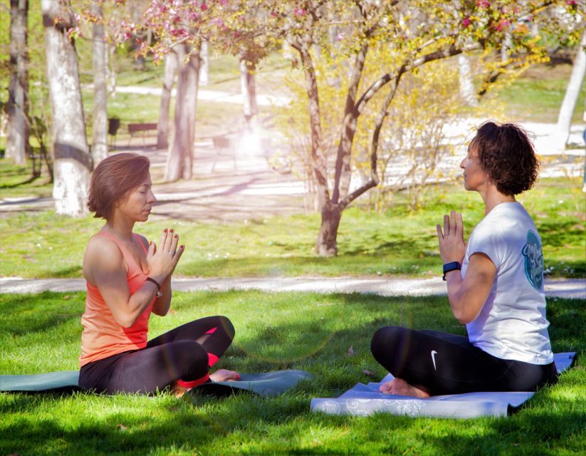 Madrid: Flow Yoga Class in Retiro Park