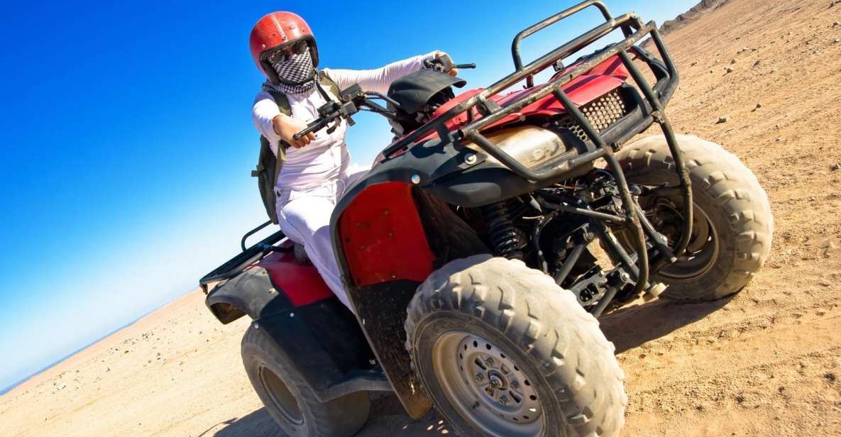 Makadi: Private ATV Quad Ride, Bedouin Village & Camel Ride - Overview of the Experience