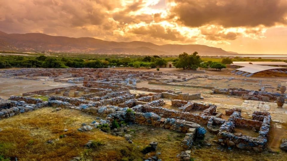 Malia Minoan Palace, Krassi Traditional Village and Neapoli - Mallia Archaeological Area