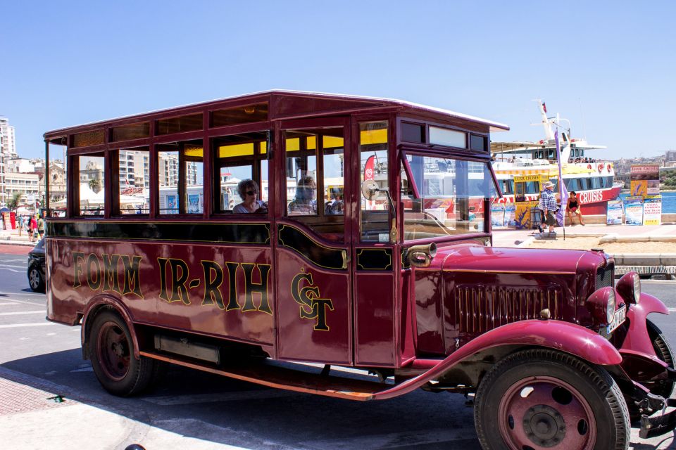 Malta: Vintage Bus Ride Through the Three Cities - Tour Overview