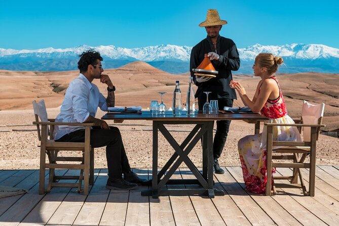 Marrakech: Agafay Desert Sunset Dinner With Show and Transfers