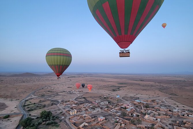 Marrakech Ballooning Experience/Small & Less Crowded Balloon Ride - Perfect Timing for Sunrise