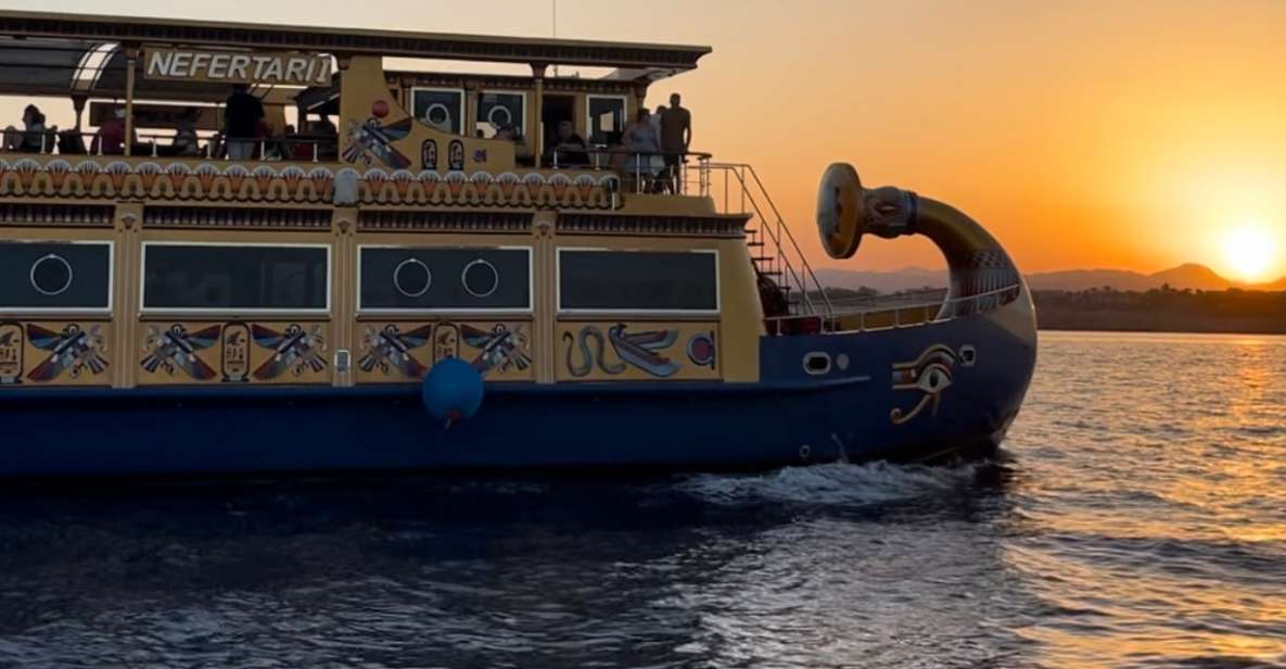 Marsa Alam: Nefertari Sunset Turtle Bay Cruise With Dinner - Overview of the Cruise