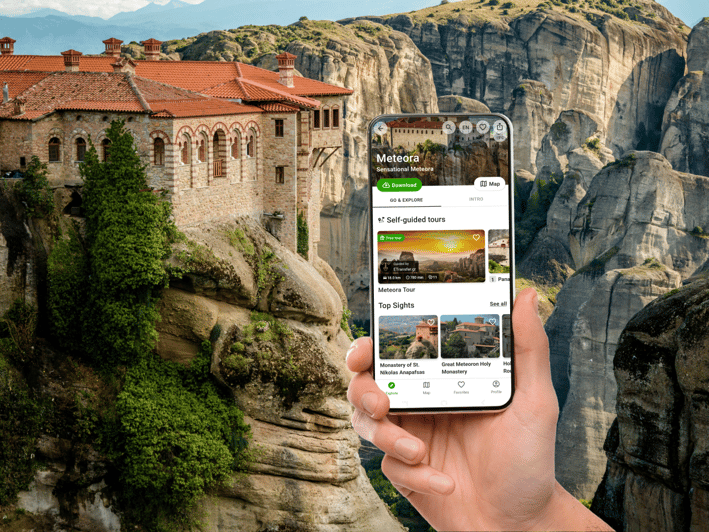 Meteora a Self Guided Audio Walking Tour in English - Tour Features