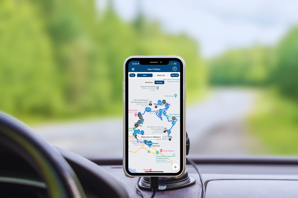 Meteora: Self-Guided App-Based Driving Tour - Tour Overview