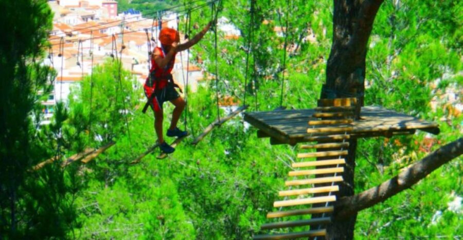 Montanejos: Forest Adventure – Tibetan Bridges and Zip Line