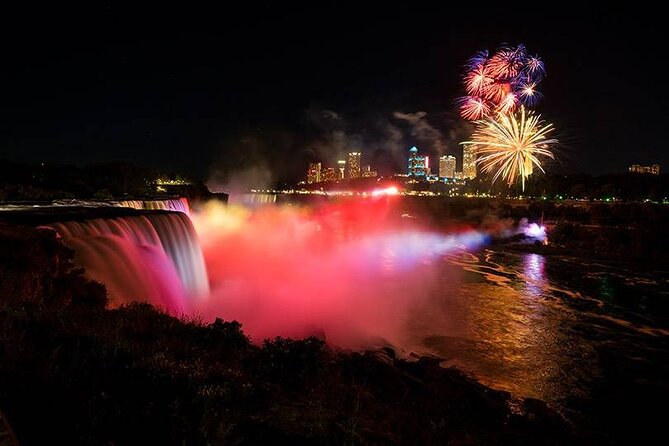 Niagara Falls Night Illumination Tour: American, Bridal and Horseshoe Falls