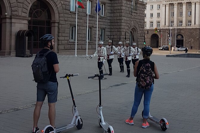 Night Sofia on an Electric Scooter - Guided Tour