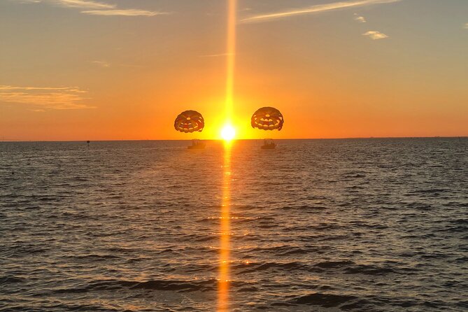 Parasailing Over Historic Charleston Harbor
