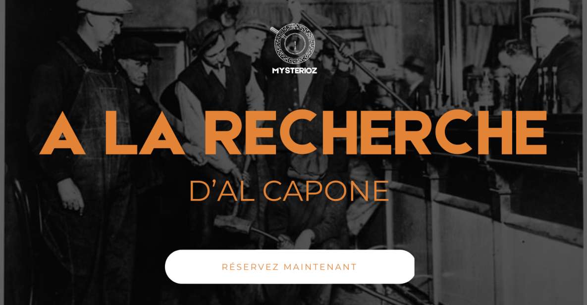 Paris: Al Capone Escape Game - Immersive 1920s Mafia Experience