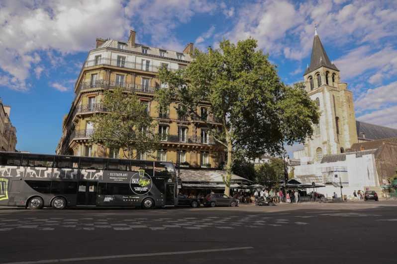 Paris: Bus Tour of St Germain With Lunch & Champagne Glass