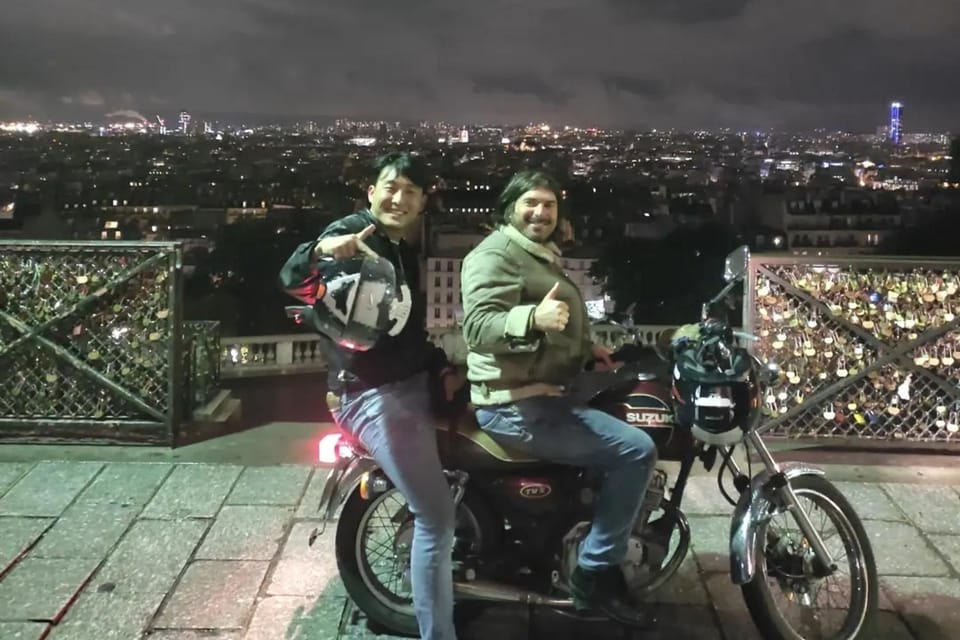 Paris by Motorcycle by Night - Tour Overview