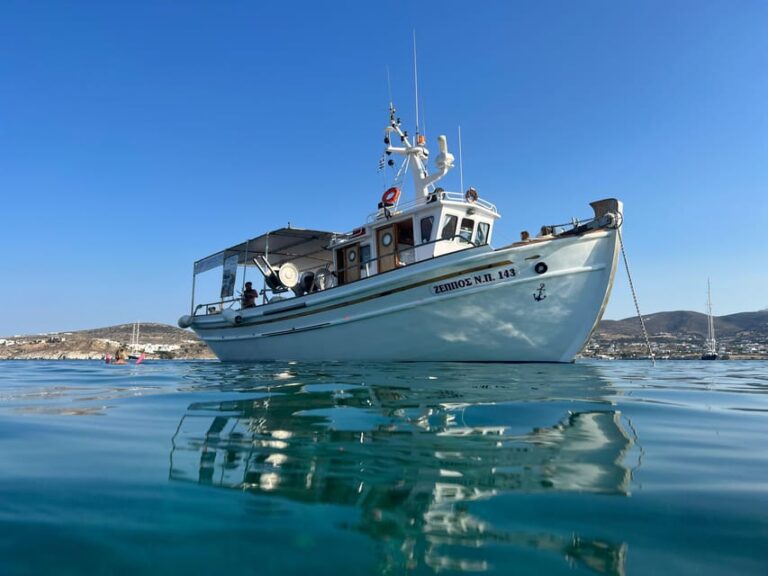 Paros: Highlights Tour With Fishing & Tasting in Naoussa