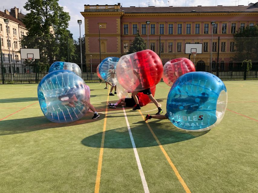 Prague: Bubbles Football in City Centre of Prague - Activity Overview