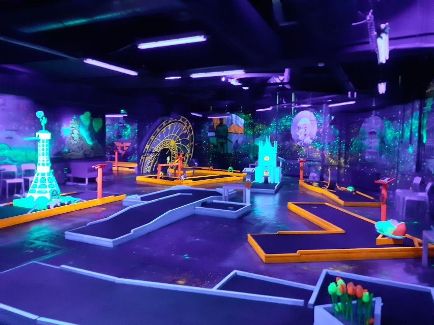 Prague: Glow Golf Mini Golf Game by UV Light - Attraction Overview