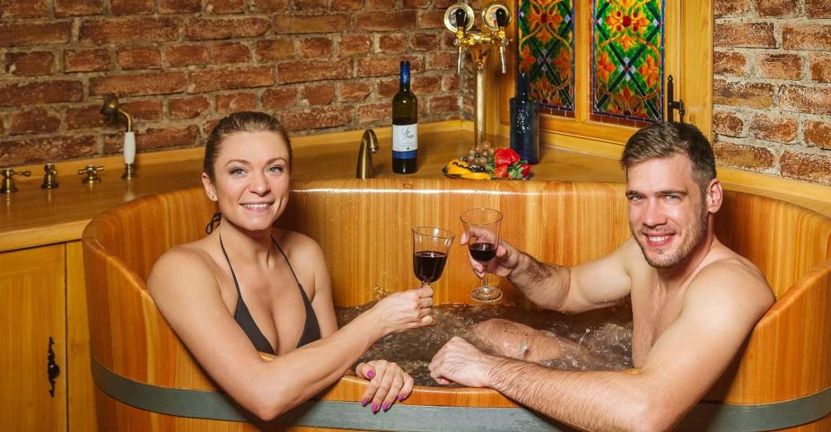 Prague: Private Beer and Wine Spa Experience With Drinks - Spa Overview