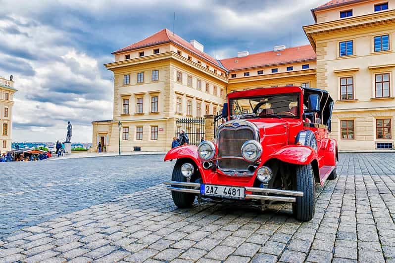 Prague Walking Tour With Vintage Car Ride and Prosecco - Tour Overview