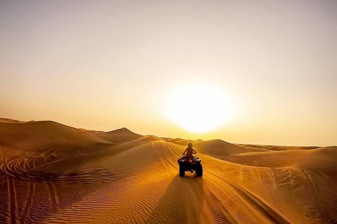 Premium Evening Desert Safari With Quad Bike, Camel Ride and BBQ Dinner - Experience the Adventure