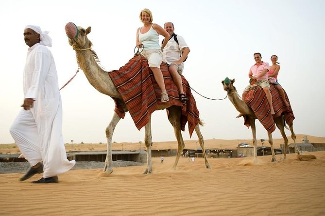 Premium Full-Day Safari, Dune Bash, Camel Ride and BBQ Meal in Desert Camp