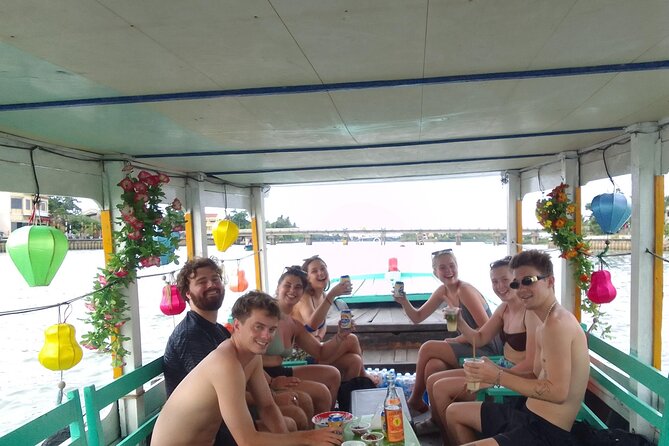 Private Bar On Lantern Boat in Thu Bon River