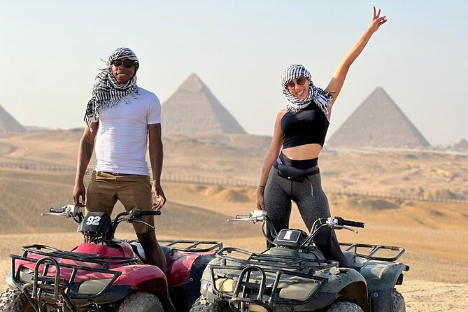Private Guided Tour Giza Pyramids,Atv Bike,Camel Ride & Lunch