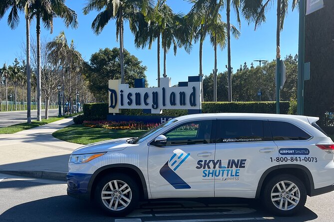 Private Shuttle to Disneyland Park Anaheim - Pickup and Drop-off Locations