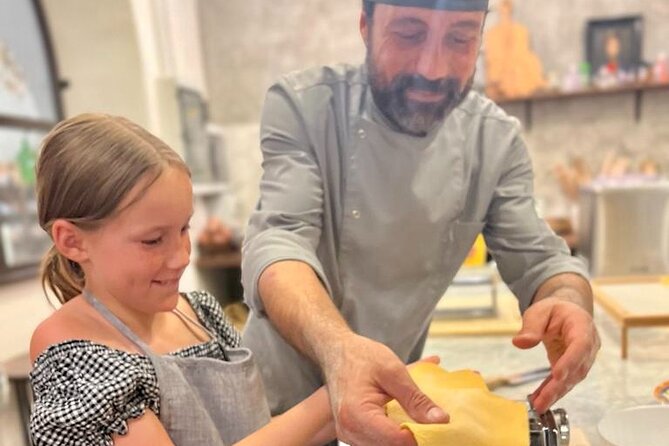 Private Super Fun Pasta and Gelato Making Near the Vatican