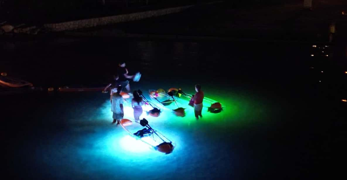 Rab: Night Adventures Illuminated Transparent Kayaks - Activity Overview