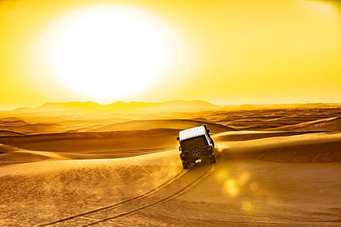 Red Dunes Desert Safari With 4×4 Pick up & Drop, Camel Ride, BBQ and Live Shows