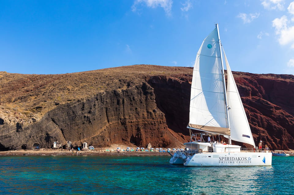 Santorini: Catamaran Cruise With Meals and Drinks - Cruise Overview