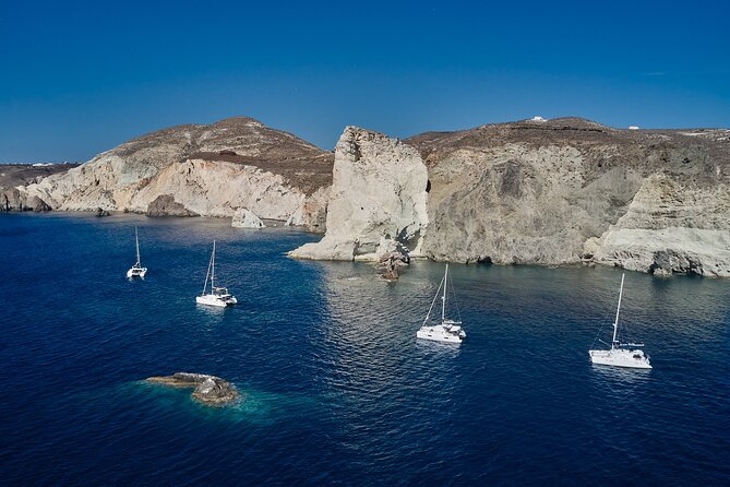 Santorini Small-Group Half-Day Catamaran Tour With Food