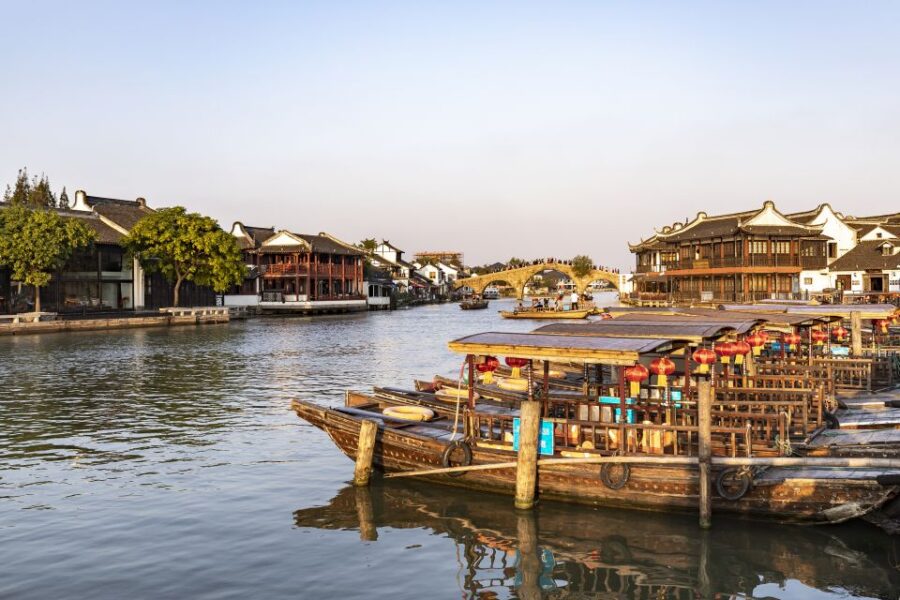 Shanghai: Zhujiajiao Water Town With Airport Transfer Option