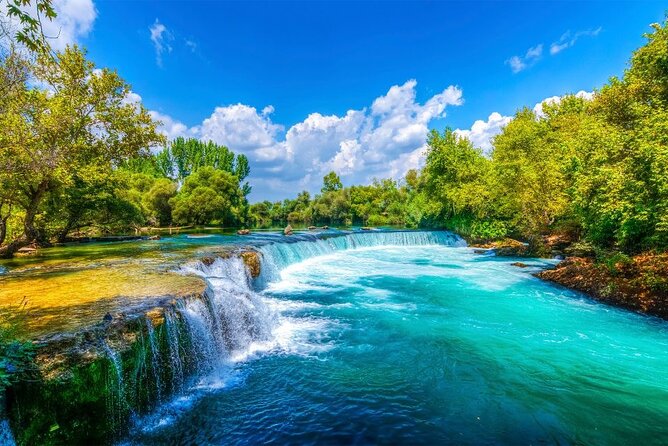 Side: Manavgat River Cruise W/ Lunch & Waterfall & Bazaar Visit