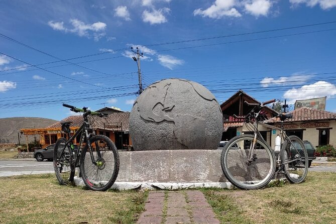 Small-Group Otavalo Market and Middle of the World Mountain Bike Tour From Quito