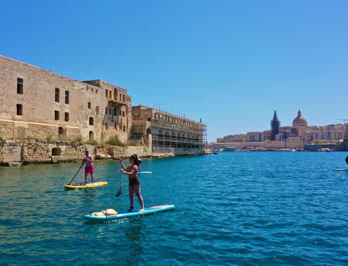 Stand Up Paddleboard Yoga Class Valetta