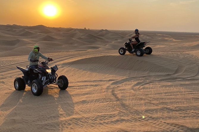 Sunset Quad Bike Tour Dubai (Deep Desert Ride , Sunset in Desert) - Tour Highlights